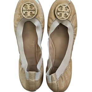 Tory Burch Tan Ballet Flats